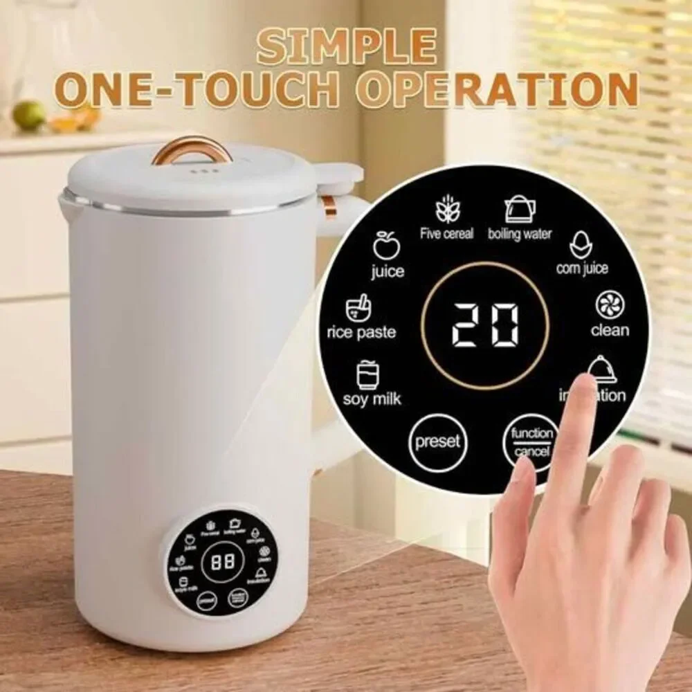 Soybean Milk Breaker Machine 34oz Automatic Multi Function Plant Based Beverage